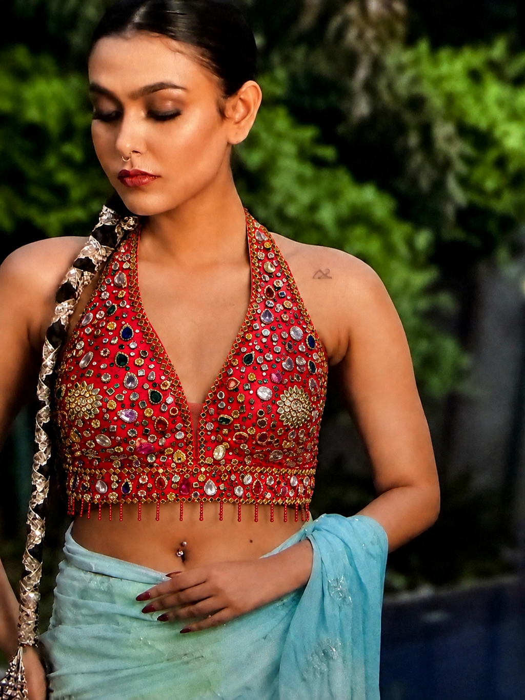 Stone Halter Neck