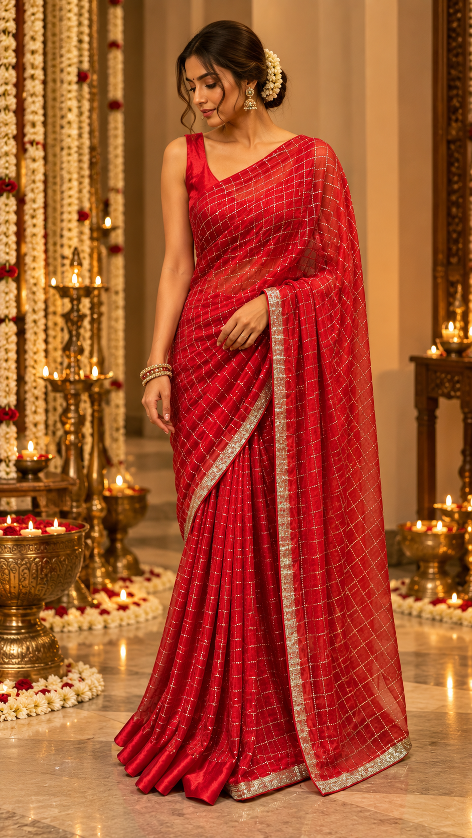 Karwa Chauth Set A celebration of love, tradition, and timeless elegance. Syutrra’s Karwa Chauth Set brings together everything you need for the occasion in one thoughtfully curated ensemble. 
