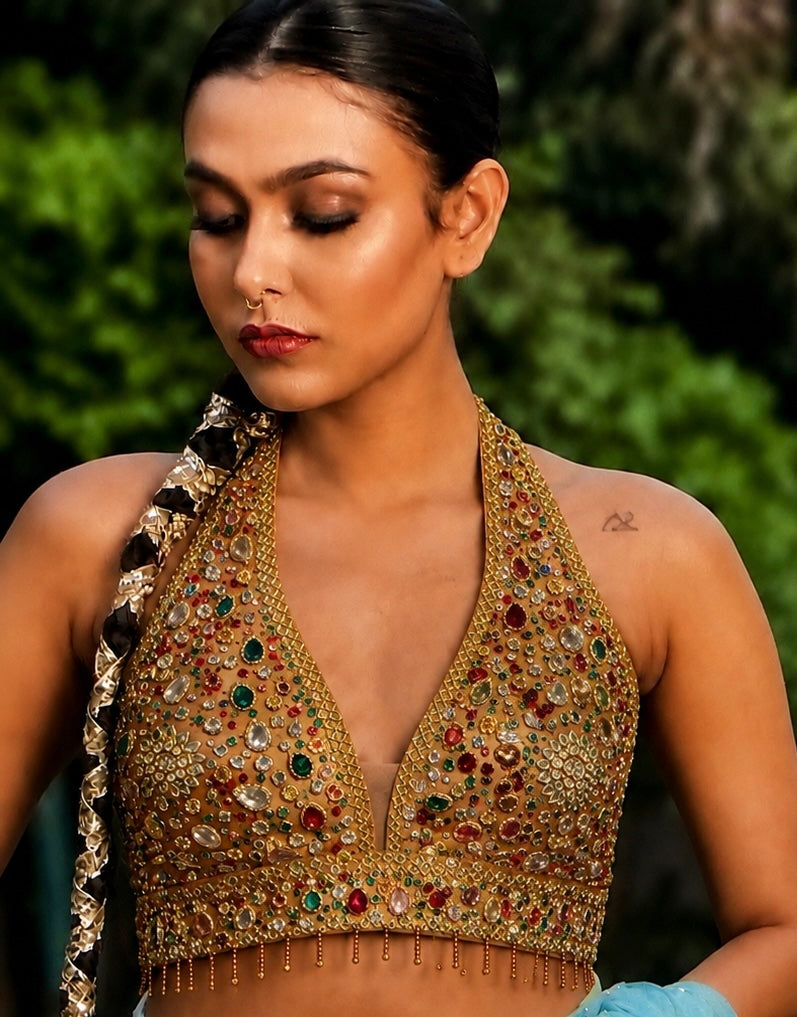 Stone Halter Neck