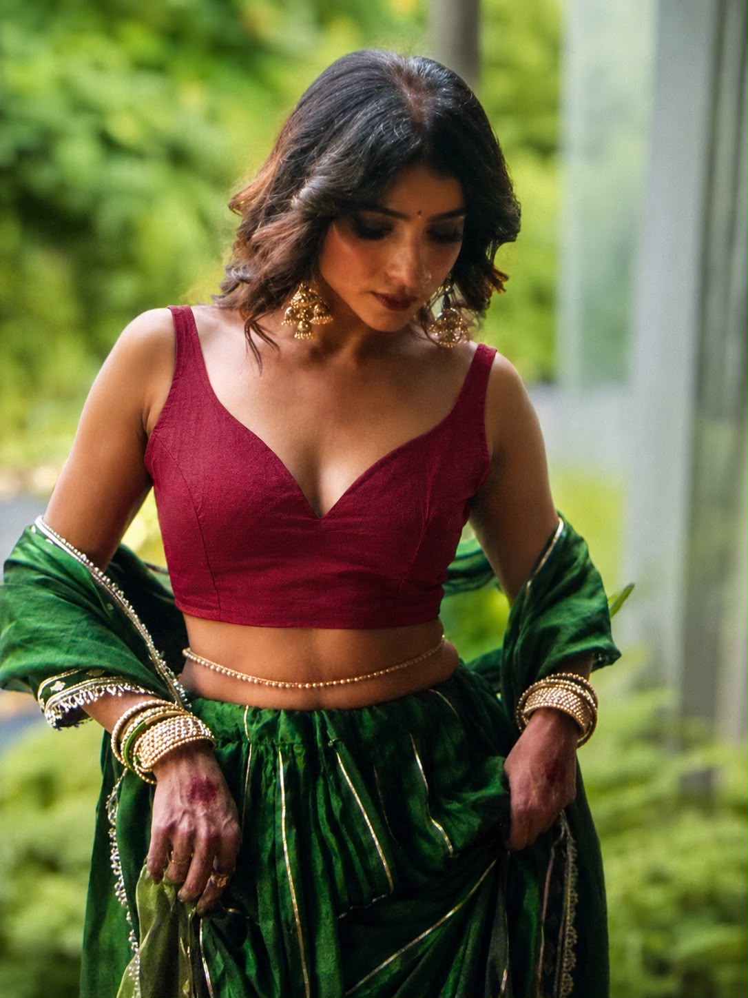 Anaya Sweetheart Blouse