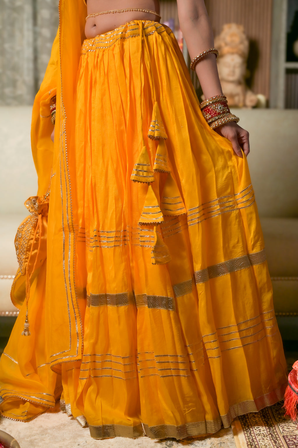 Russian Silk Lehenga