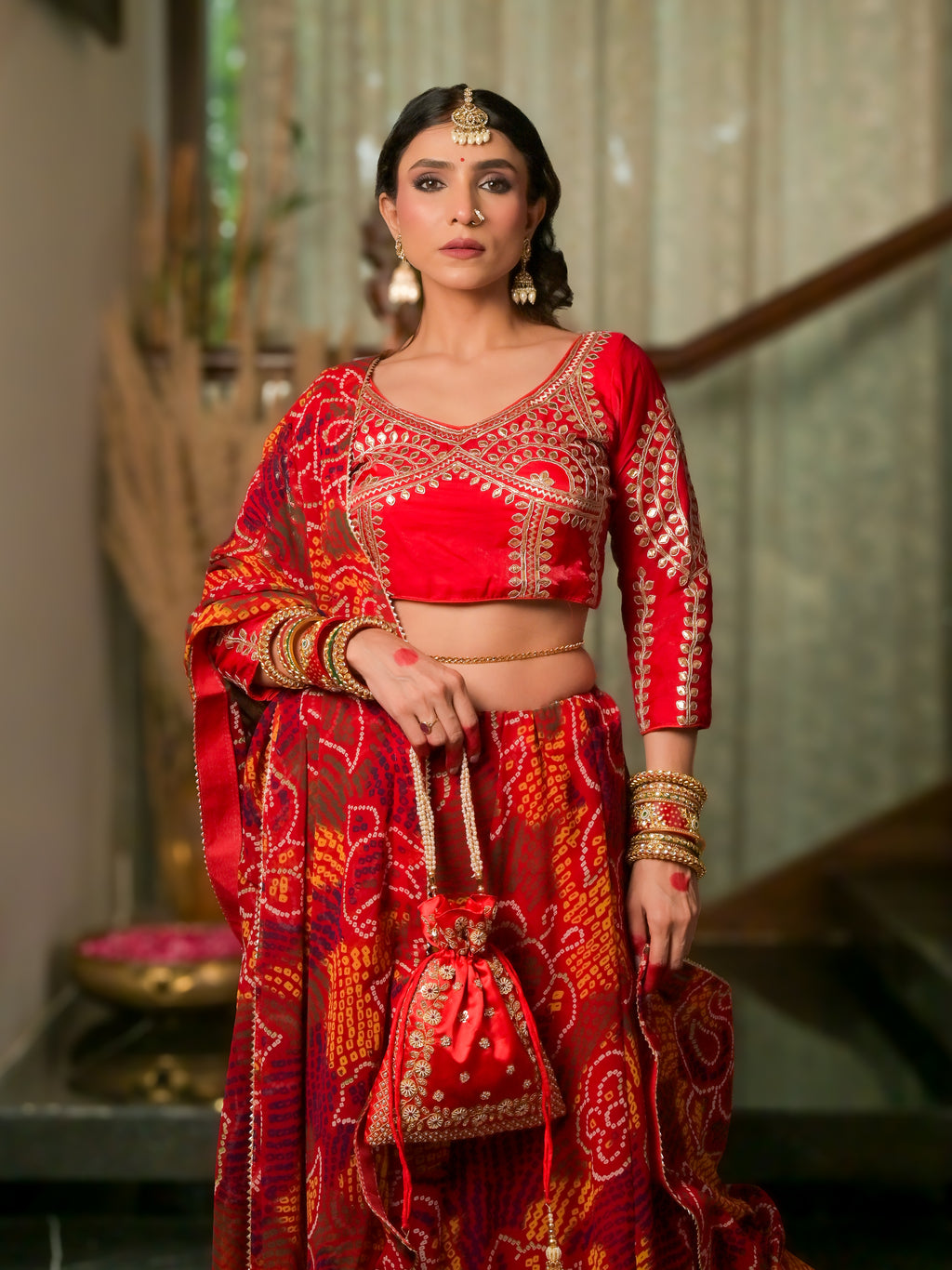 Aangi Blouse - Red