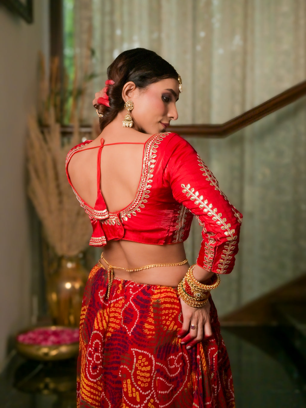Aangi Blouse - Red