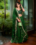 Green Gota Lehenga