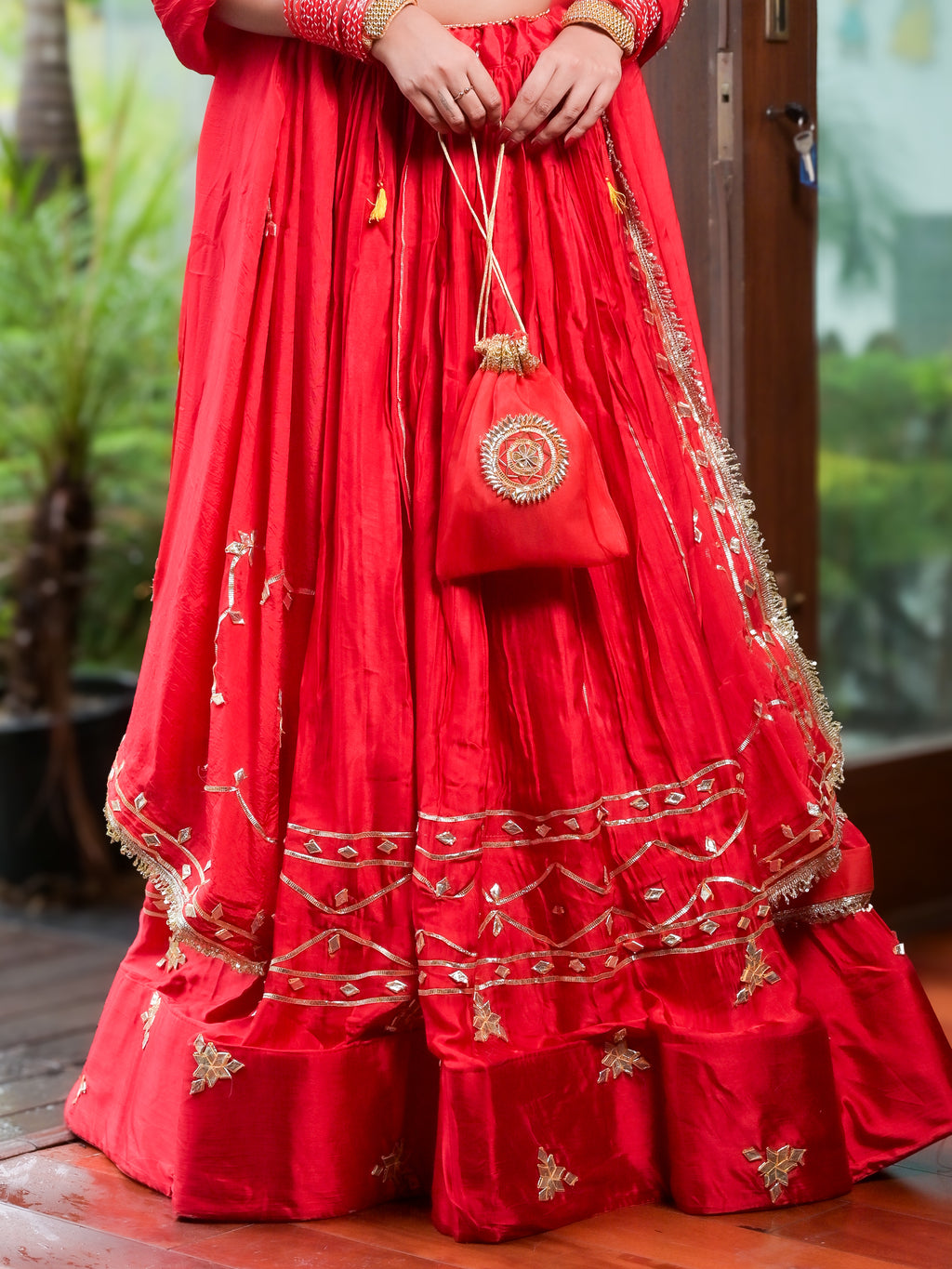 Sindoori Silk Lehenga