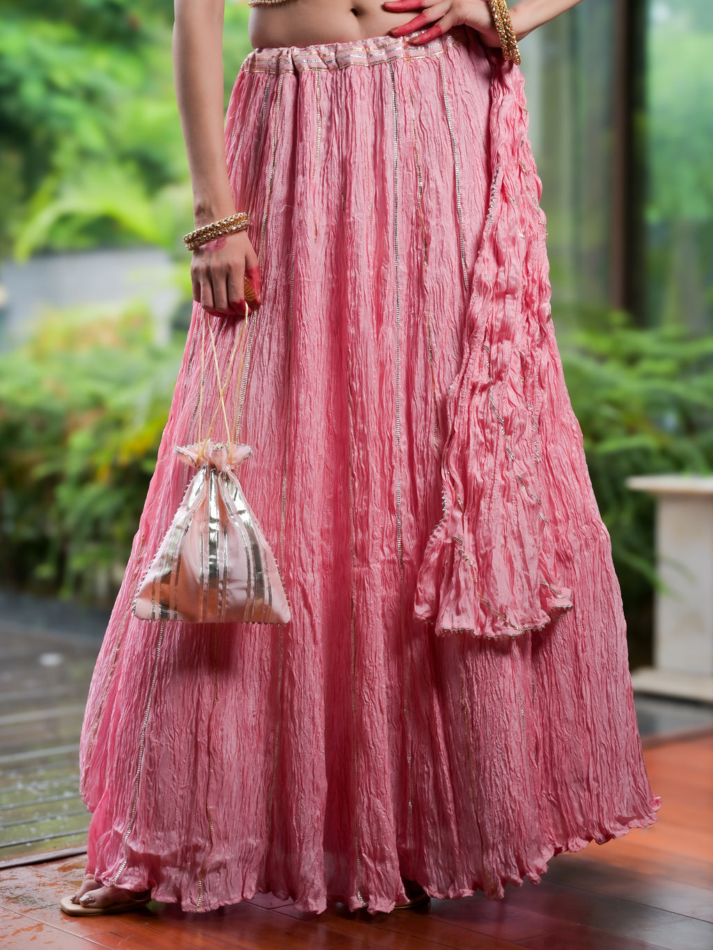 Gulnar Pink Lehenga