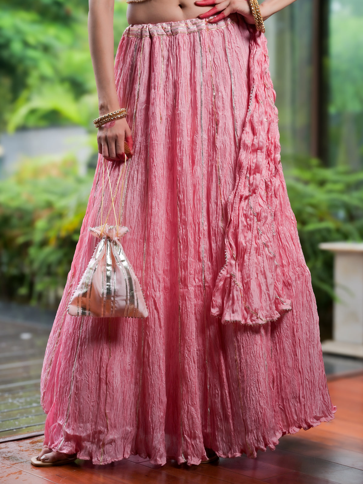 Gulnar Pink Lehenga