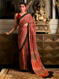 Rani Ajrakh Saree