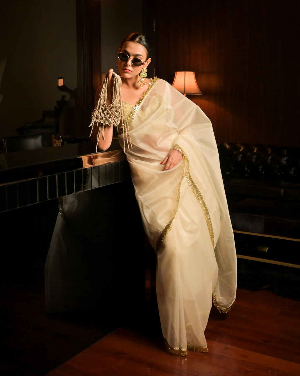 Jhilmil Saree