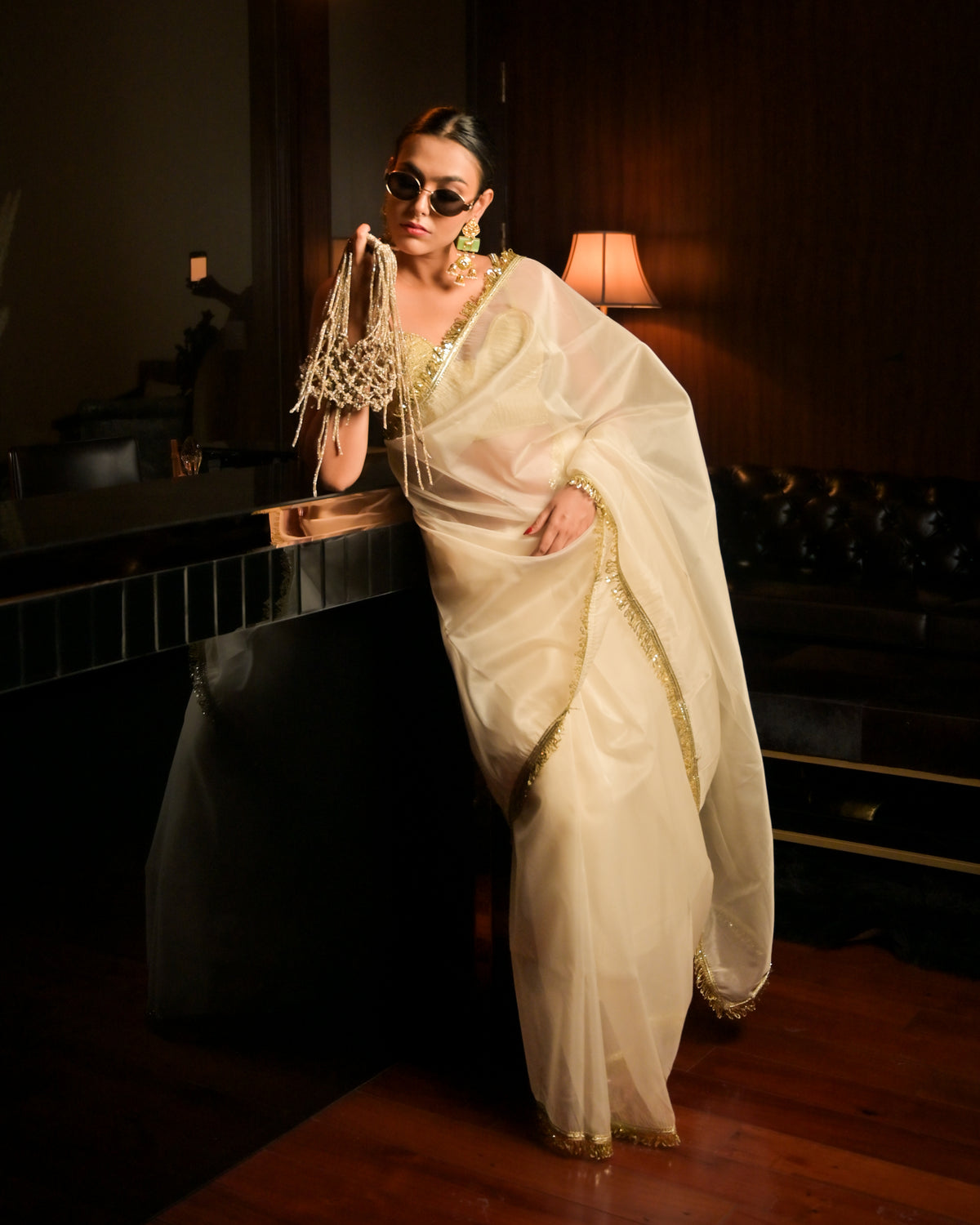 Jhilmil Saree