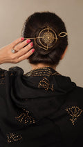 Padma Mandala Brass Bun Pin